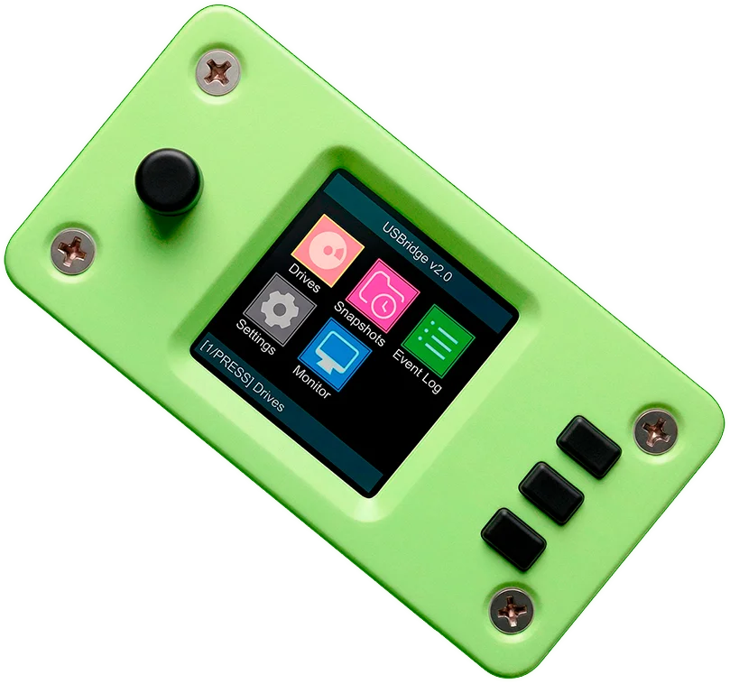 USBridge KVM 2.0: Professional hardware for remote BIOS management and bare-metal provisioning with integrated status display